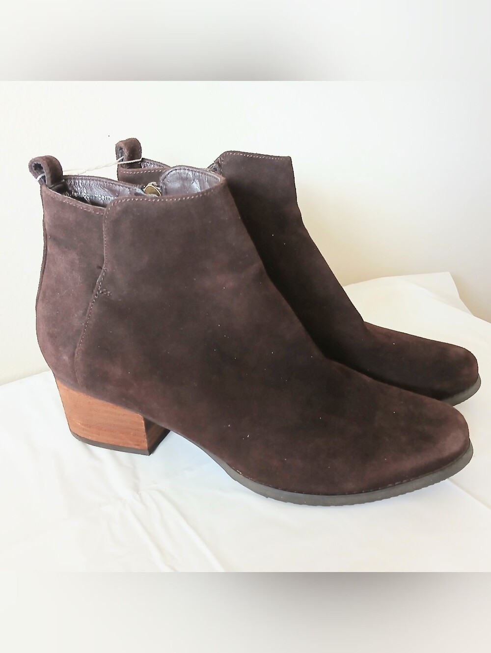Blondo Waterproof Ankle Boots Brown Suede